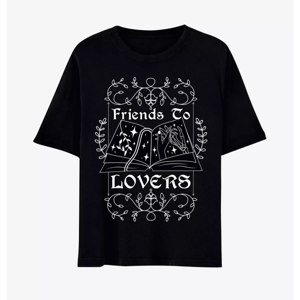 Friends To Lovers Book Boyfriend Fit Girls T-Shirt